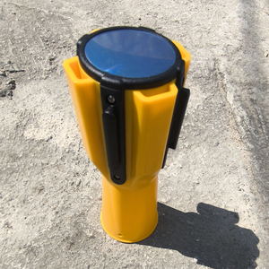 Venta al por mayor de calidad superior, cinturón retráctil de plástico amarillo, cono de tráfico, barrera superior, productos de advertencia de tráfico - Product Image 5