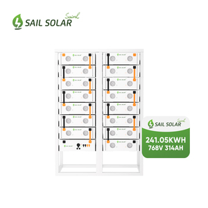 Лидер продаж: Солнечная система Sail Solar 51.2В Life4PO с литиевыми аккумуляторами 241 кВт·ч / 257 кВт·ч для использования в солнечных системах - Product Image 1