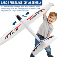 FX707 version élargie améliorée assemblage de grande taille aile fixe EPP mousse modèle d'avion planeur à main enfants avion jouets
