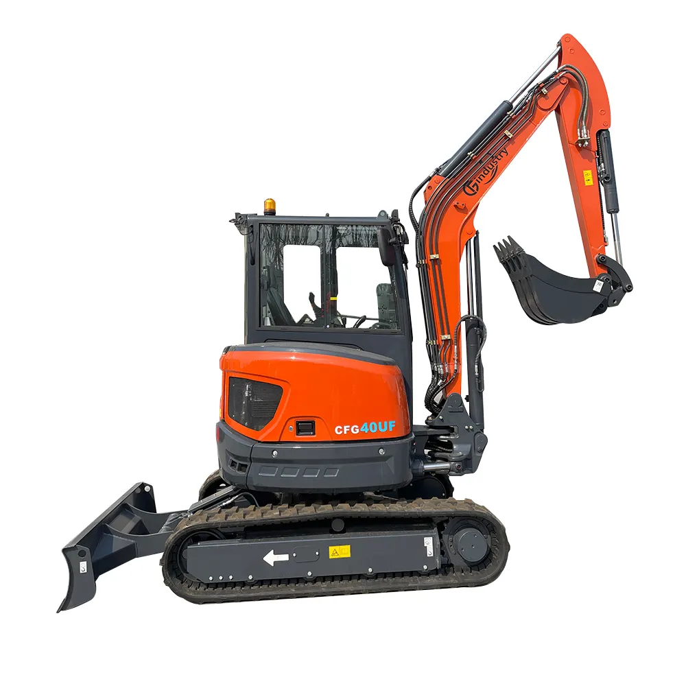 Nuovo escavatore macchina grande escavatore Kubota motore cingolato idraulico 3t 4t 5t escavatore