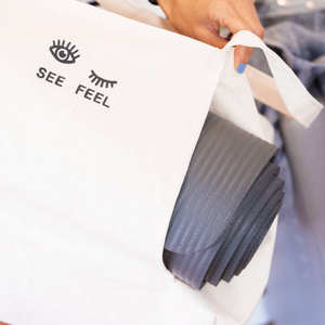 Sac en toile de yoga robuste de grande capacité en toile avec logo personnalisé sac fourre-tout multifonctionnel - Product Image 6