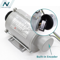 Moteur de porte d'ascenseur SE-JR/EMB-80-4, triphasé AC asynchrone, avec encodeur, pour ascenseurs d'hôtels, d'appartements et de centres commerciaux