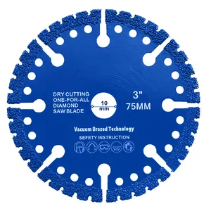 Vacuum Brazed Diamond Saw Blade Sharpening Cutting Disc For Cutting Ductile Iron Pipes Granite Marble