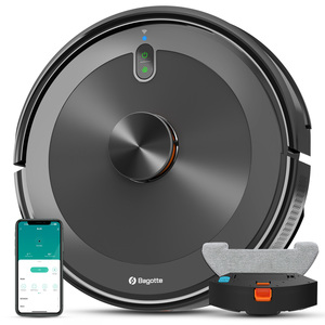 Source Factory Best Seller Smart Robot Vacuum Cleaner Wet <b>Dry</b> Function Automatic Floor Cleaning Sweeping <b>Mopping</b> Battery Powered - Product Image 6