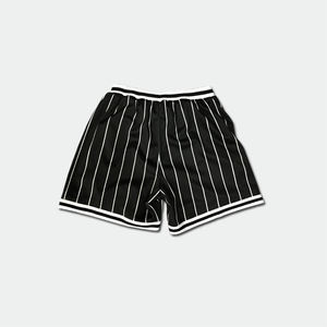 Vietnam Factory Custom Basketball Sports <b>Shorts</b> Mesh Classic Streetwear Striped <b>Black</b> <b>Men</b> Basketball <b>Shorts</b> - Product Image 4