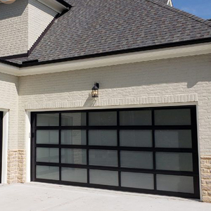 Panneaux de porte de <span class=keywords><strong>garage</strong></span> en verre moderne à vue complète, transformant <span class=keywords><strong>votre</strong></span> entrée de <span class=keywords><strong>garage</strong></span> avec un look élégant et contemporain, verre trempé - Product Image 1