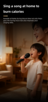 Microphone sans fil dynamique portable personnalisable en plastique avec connecteur Type C, charge monocanal pour karaoké et conférences
