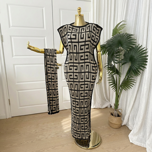 Nouvelle Abaya élégante et ample de style bohème imprimée, légère, pour femmes, robes de plage pour les vacances de printemps et d'été - Product Image 1
