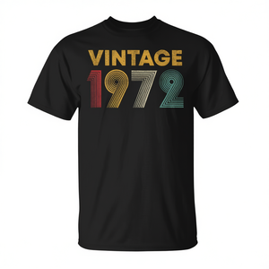 Camiseta sin mangas vintage del 52º cumpleaños de 1972 para hombres y mujeres, camiseta promocional de 52 años - Product Image 2