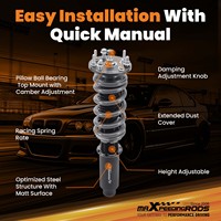 Kit de suspension coilover MaXpeedingrods T7 pour Honda Accord VII CM4 CM5 CM6 CM7 CM8 2003-2007 Inspire Acura TL Type-S Utilisation quotidienne