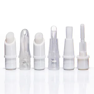 Popular Gold Transparent Eyelash Growth Applicators Lip Plumper Lip Gloss Tube With Brush Applicator