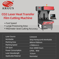 ARGUS Machine de marquage laser CO2 nouvelle condition pour le transfert de chaleur sans résidu de vinyle Supports de découpe DXF PLT BMP AI Graphic
