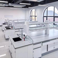 Banc de travail de laboratoire en résine phénolique, armoire de rangement métallique robuste, résistant aux produits chimiques, pour hôpital, laboratoire, école, recherche