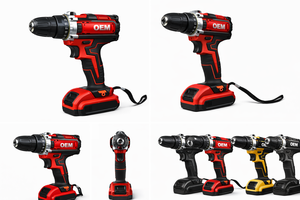 Perceuse à percussion portative 2000W - Deux vitesses avec lumière de nivellement, conception anti-retour plus sûre - Product Image 5