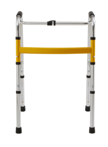 Factory Supply Lightweight Rustproof Dual-Button <b>Folding</b> Rehab <b>Walker</b> for Post-Operation Recovery - Product Image 5