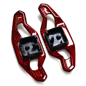 L'extension de manette de vitesse de volant en fibre de carbone <span class=keywords><strong>rouge</strong></span> convient à <span class=keywords><strong>Audi</strong></span> A3 8V S3 RS3 A4L S4 A5 SQ5 S5 RS4 B8 B9 A6 A7 <span class=keywords><strong>TT</strong></span> R8 Q3 Q5 - Product Image 1