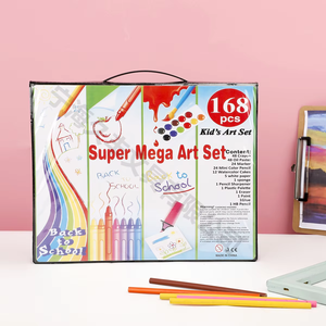 Lots en gros de kits d'art pour enfants, 168 pièces, fournitures de dessin et de peinture pour artistes - Product Image 5