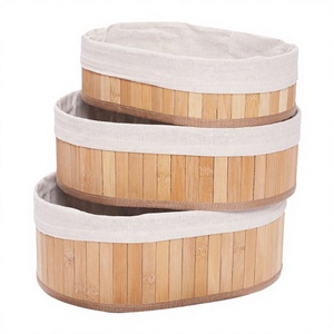 Hot Selling Looden Eco-Friendly Bamboo Weave Mini <b>Storage</b> <b>Baskets</b> for Clothing-Foldable & Multifunction - Product Image 2