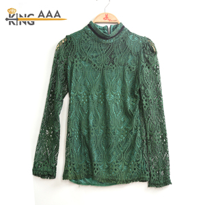 Venda quente Grade Sem Forrado Blusa De Vestuário Superior Pakaian Bekas Wanita Senhoras Malha Blusas Das Mulheres - Product Image 5