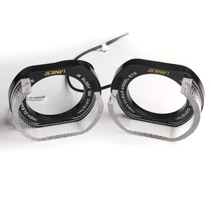 SANVI 2.5นิ้ว3นิ้วปรับแต่งได้แหวนจักรยานพร้อมไฟ LED ANL ตา3D 4D 5D เดี่ยวและสองสี wrgb 12V สภาพใหม่ - Product Image 1