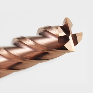 Bkea HRC 55 tungsten carbide <span class=keywords><strong>Router</strong></span> <span class=keywords><strong>bits</strong></span> 4 Flutes tisin lớp phủ phay Cutter cho CNC máy tiện máy công cụ ODM OEM tùy chỉnh - Product Image 5