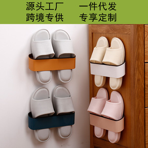 Estante para zapatillas montado en la pared, rectangular, de una sola capa, almacenamiento duradero para baño, sala de estar, uso en interiores - Product Image 3