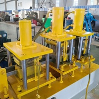 Fabricant de machines de formage à froid pour cadres de portes en acier, machine de formage à froid pour cadres de portes en acier HF de type C