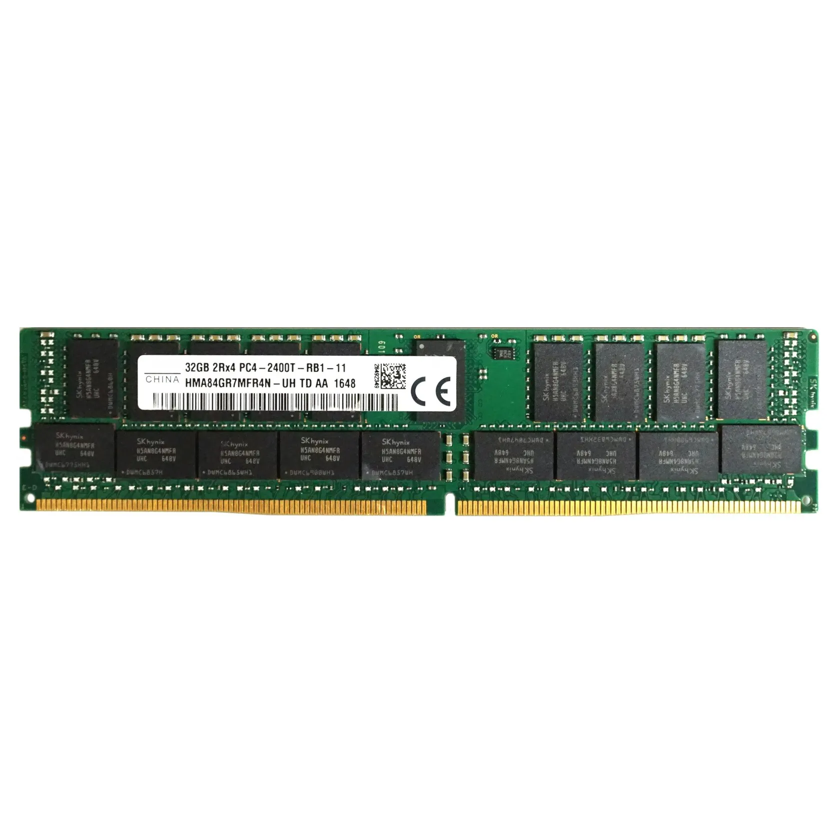 ذاكرة بيع بالجملة HMA84GR7AFR4N-UH ذاكرة رام 1x 32GB DDR4-2400 RDIMM PC4-19200T-R وحدة x4 ثنائية الترتيب
