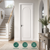 Porte intérieure décorative en mélamine contemporaine de haute qualité, imperméable et insonorisée, pour hôtel et villa