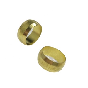 Manchons de compression en laiton de 12 mm, surface polie, raccords de compression en laiton - Product Image 2