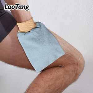 Guanto da bagno Spa esfoliante turco di grandi dimensioni 100% viscosa marocco Hammam Kessa Scrub Mitt - Product Image 6