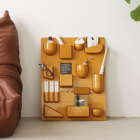 Organisateur mural en plastique pour influenceurs Instagram, support de rangement de bureau, porte-stylos, étagère murale flottante créative nordique