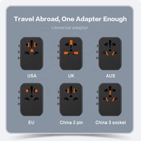 Worldplug International Adaptateur Chargeur Charge Rapide Prise Électrique Adaptateur De Voyage Universel Avec 3c2a
