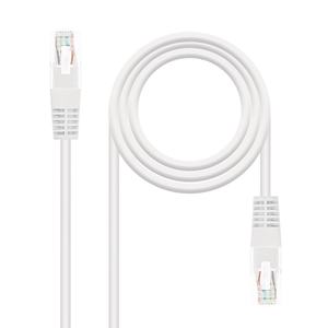 Cable de red Cat.5e UTP AWG24, blanco, 10 m, ideal para la conexión de dispositivos en redes Ethernet y la transmisión de datos. - Product Image 1