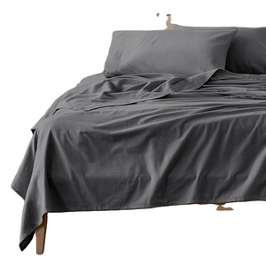 4 Mảnh <span class=keywords><strong>flannel</strong></span> tấm thiết lập Nữ Hoàng cao GSM sâu túi ấm áp thoáng khí giường thiết lập bao gồm tấm phẳng được trang bị tấm vỏ gối - Product Image 4