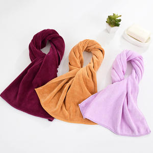 Serviette de lavage de <span class=keywords><strong>voiture</strong></span> en gros, pour le <span class=keywords><strong>nettoyage</strong></span> domestique, la beauté et les salons de coiffure, absorbante, pour sécher les cheveux, avec logo personnalisé, couleur unie, rectangulaire - Product Image 2