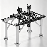 Bras robotisé à portique triaxial personnalisé, module de table coulissante multi-axes robuste à crémaillère linéaire, garantie 1 an