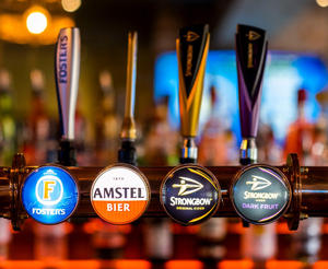 Logotipo personalizado 3D redondo acrílico Torre Fisheyes lente barra calcomanías pegatinas cerveza grifo insignias sol grifo calcomanías - Product Image 2