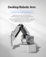 Bras robotisé industriel de bureau MG400 à 4 axes, charge utile de 500 g, portée de 440 mm pour l'automatisation de petites séries, répétabilité de 0,05 mm