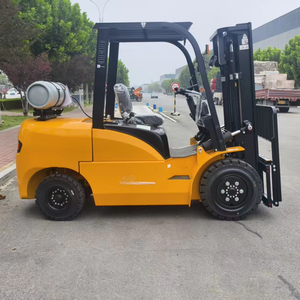 2톤 LPG 지게차, 가솔린 프로판 이중 연료, EPA/CE 인증, 창고용 몬타카르가 - Product Image 1