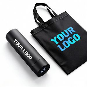 Wholesale Custom Logo 500ml Led Temperature Display Stainless Steel Smart <b>Water</b> <b>Bottle</b> Flask with <b>Filter</b> for Promo Business Gift - Product Image 1