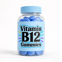 Bonbons Gommeux Véganes Personnalisés à la Vitamine B12 et Pectine Health Nova – Bonbons Gommeux B-Complex – Bonbons Vitaminés