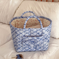 Panier de rangement personnalisé en gros, style INS haut de gamme, grande capacité, panier à linge domestique, bac de rangement en tissu pour articles divers