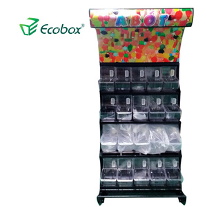 Tùy chỉnh kim loại đứng hiển thị kẹo thực phẩm hữu cơ Kệ siêu thị - Product Image 4