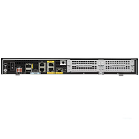 Pour ISR4321-SECK9 Services Intégrés Débit 50-100 Mbps Conception Modulaire Prise en Charge SD-WAN QoS SNMP pour Réseaux de Bureaux PME 1U