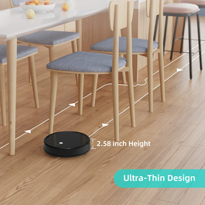 Klinsmann-<span class=keywords><strong>Robot</strong></span> aspirador inteligente automático, nuevo diseño, succión potente de 1800Pa, con caja de cubo de basura de 350Ml - Product Image 3