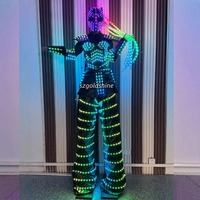 Nouveau Costume de saut à LED Universoul Circus Stilt Walkers Dance Robot Costume pour Future Show Event Party quantité minimale de commande 1 PCS Party Nouveautés