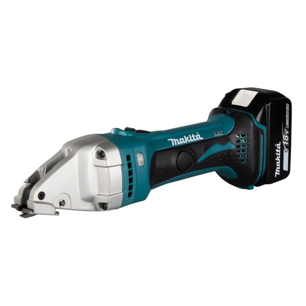 Беспроводные ножницы для листового металла Makita DJS101RTJ 18 V, 2x5,0 Ah батареи и зарядные устройства