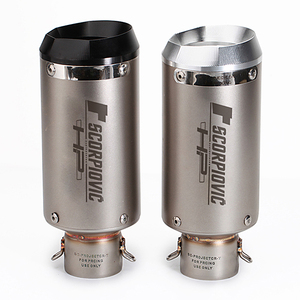 Silencieux d'échappement universel 51mm pour motos NINJA400 R6 CB650R GSX-R750 GTS250 modifié sc tuyau d'échappement arrière en acier inoxydable - Product Image 3