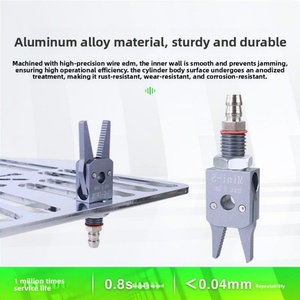 Micro <b>Mini</b> Aluminum Alloy Fixture Manipulator Small Clip Injection Molding Machine Pneumatic Accessories Industrial Jig <b>Clamp</b> - Product Image 2